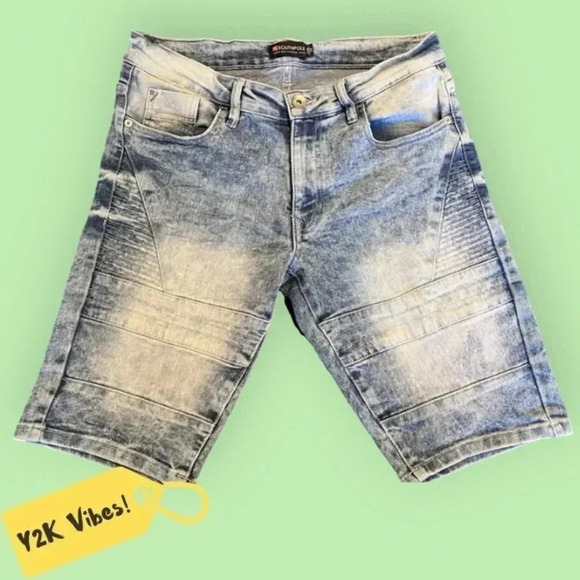 Y2K Southpole Light Wash 29” Jorts - Picture 1 of 4